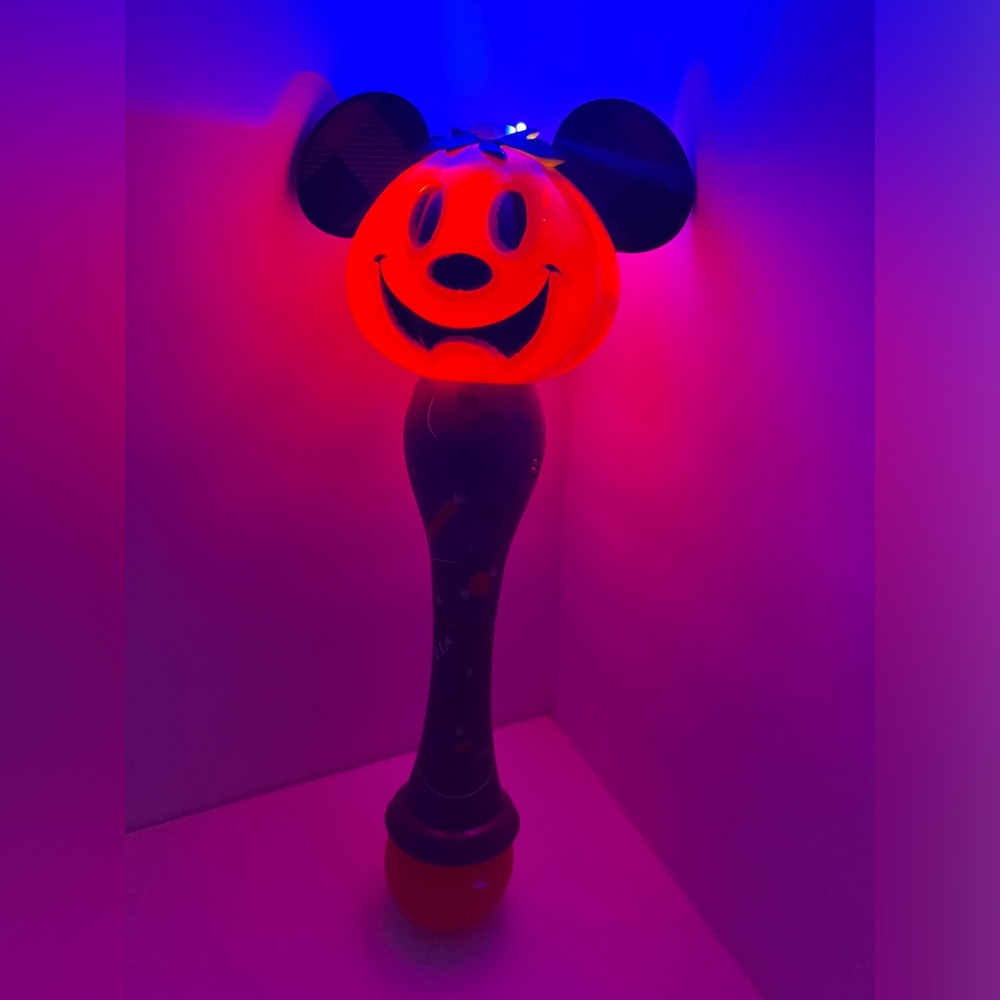 Disney Mickey Bubble Wand Light-Up Jack-o-Lantern Halloween NSSMHP 2021